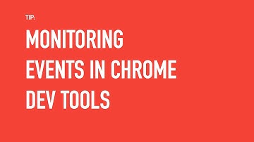 Selecting elements and monitoring events in chrome debugger