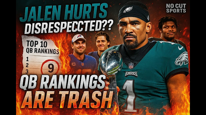 THE DISRESPECT IS REAL 😤 Jalen Hurts Ranked #9?! NFL Execs Need Their Eyes Checked 👀🔥