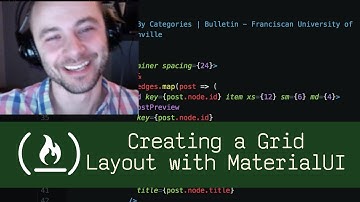 Creating a Grid Layout with MaterialUI (P4D9) - Live Coding with Jesse