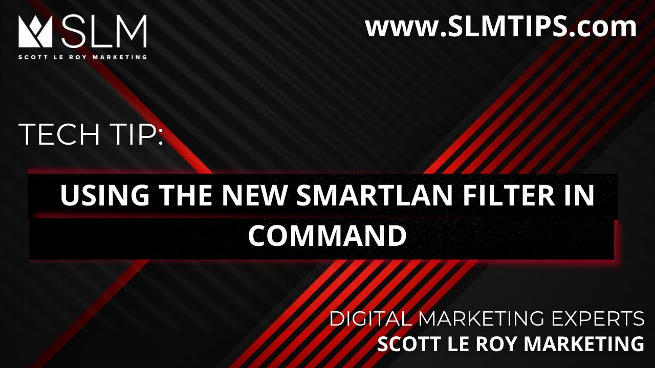 Tech Tip: Using the New SmartPlan Filters in Command - YouTube