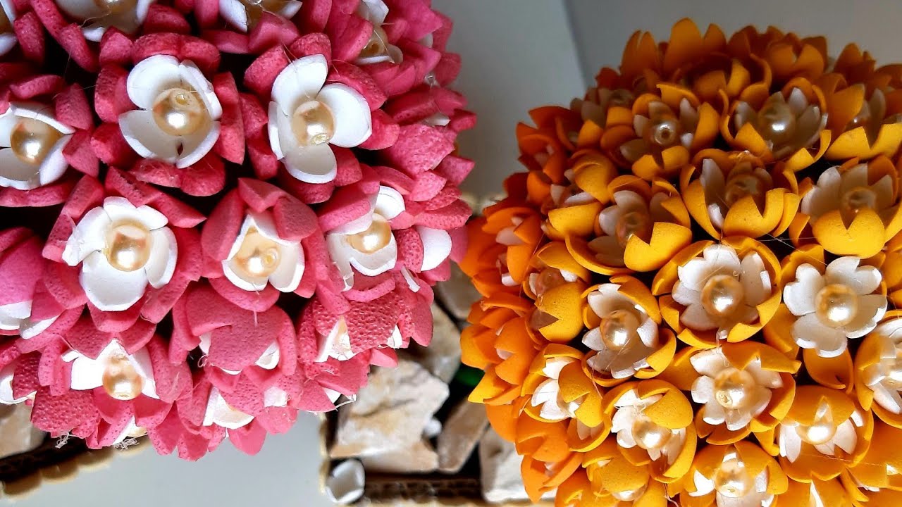 EASY DIY Howto make Beautiful Flowers for home Decoration Easy DIY Easy Craft YouTube