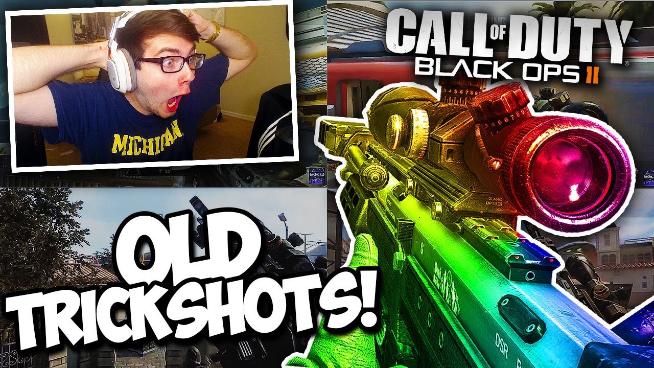 REACTING TO MY SUPER OLD BO2 TRICKSHOTS Before Red I HIT A THREE PIECE 