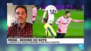 Football : Messi réalise son 644e but pour un seul club, le record de Pelé est battu