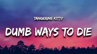 Dumb Ways To Die Lyrics - Tangerine Kitty Tiktok Song 