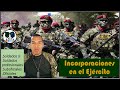 Incorporaciones en ejercito de soldados, suboficiales y oficiales.