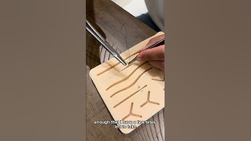 Running Subcuticular Stitch | The Most Satisfying Skin Closure 🔥 #shorts #suturing #surgery #health