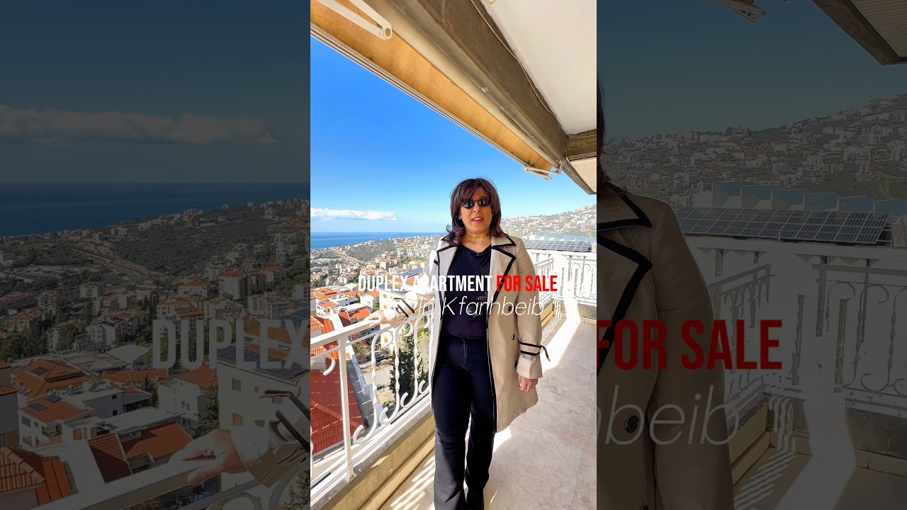 Luxurious Duplex Apartment with Panoramic sea view #ForSale in Kfarhbeib