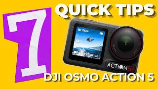 DJI OSMO ACTION 5: 7 Tips You NEED To Know!