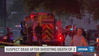 Police: Husband and wife shot dead in Iowa, suspect fatally injured in house fire
