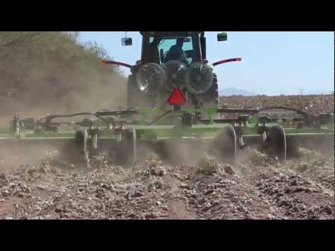 Schulte 5026 Rotary Cutter, shredding cotton residue Casa Grande Arizona