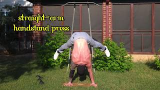 straight arm handstand press - What makes it hard and how to train for it