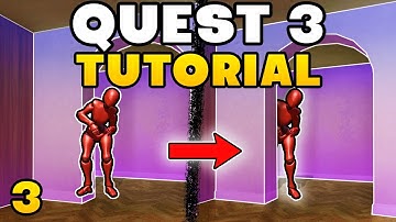 How To Make a Quest 3 Mixed Reality Game - PART 3 - Depth