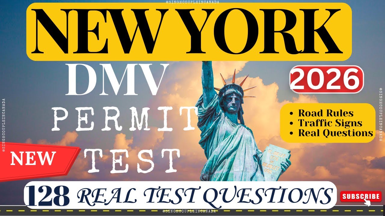 New York DMV Written Test 2026 | DMV Practice Test NY 2026 | NY ...