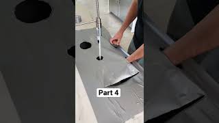 Man invents new Kitchen Sink! Part 4 #shorts #kitchen #renovation #cooking #diy