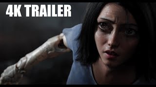 Alita Battle Angel Trailer 4K 2018 Live Action