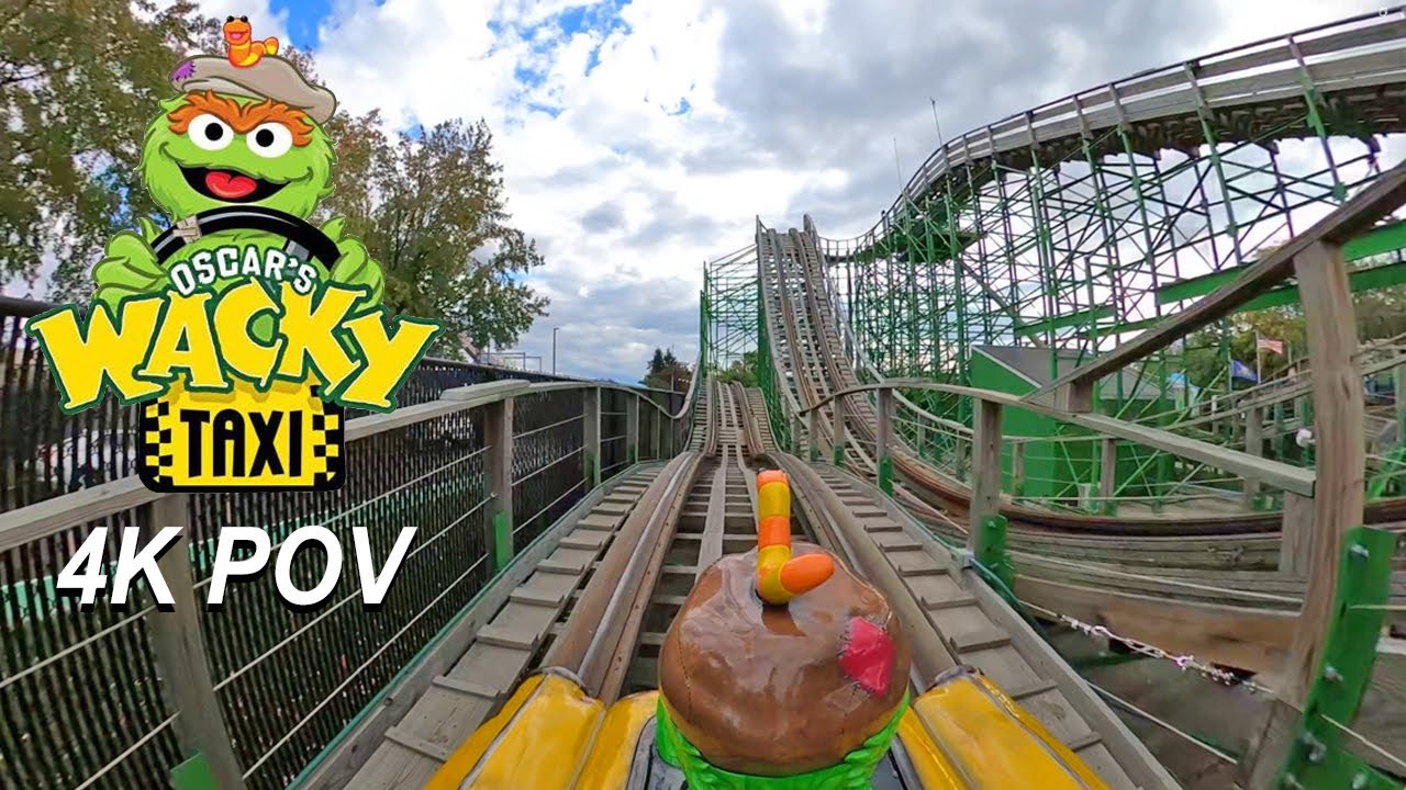 Oscars Wacky Taxi (4K Front Seat POV)- Sesame Place, Langhorne, PA