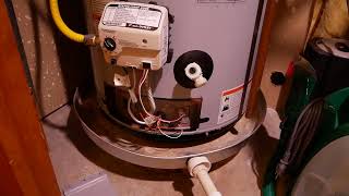 DIY Gas Water Heater Repair  Pilot Light Won't Stay Lit  Status light not blinking