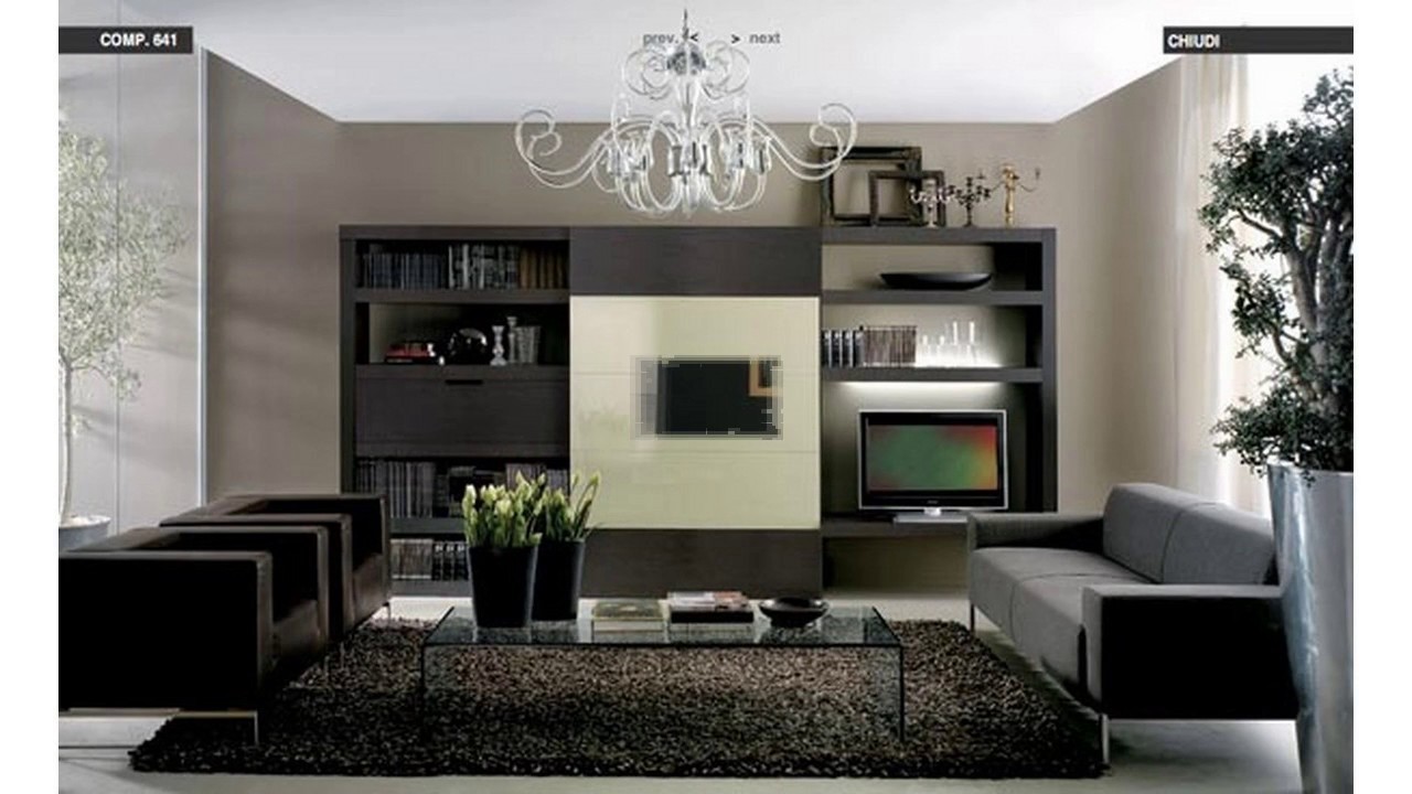 contemporary art ตัวอย่าง Modern home living room design