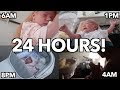 24 HOURS WITH A NEWBORN!! || Casey Barker Vlogs