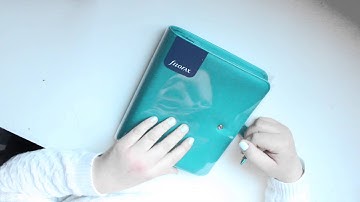 A5 Aqua Filofax Saffiano | UNBOXING + FIRST IMPRESSIONS