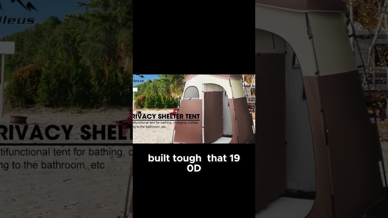 Meet the Ultimate Two-Room Privacy Tent for Campers