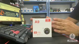 Unboxing / Review Mini câmera Ip A9 WiFi | Solutech Eletrônicos