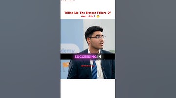Biggest Failure Of Your Life ? 🔥 | UPSC Backbone | Upsc Interview | Aaditya Sharma | #shorts