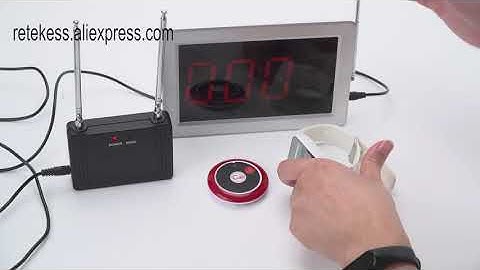 Retekess Restaurant Calling System TD108 watch+T117 button+F3290D host+signal repeater