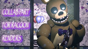 [FNAF/C4D] Collab Part for Raccoon Renders