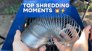 Famous Top Shredding Moments 💥 Mind-Blowing Crushing Power You Must See! Shredder Machine Profile