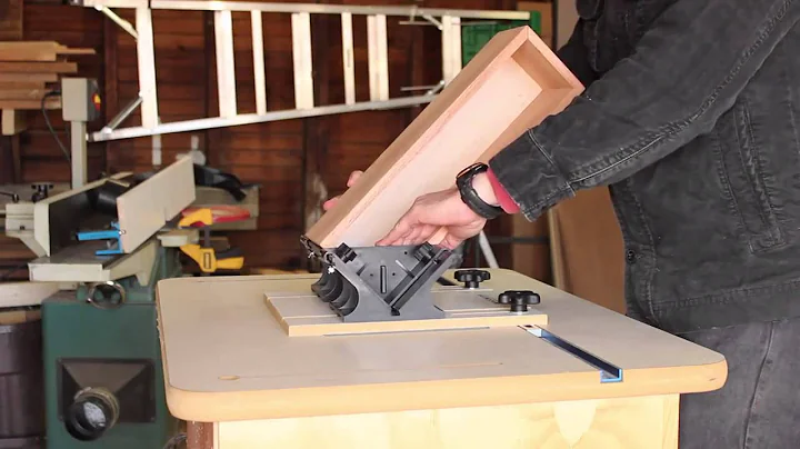 Rockler Router Table Spline Jig in Action | Patric...