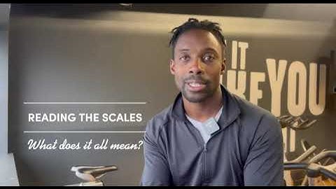 Weighing yourself using scales: What the numbers mean