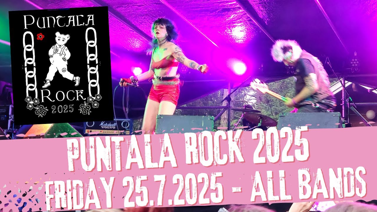 Puntala Rock 2025 LIVE Friday 25.7. - All Bands