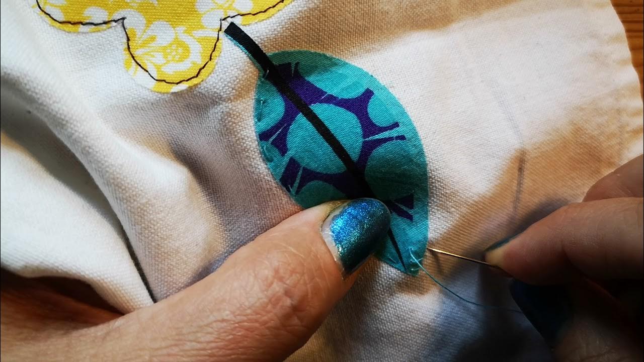 Applikationen mit der Hand aufnähen YouTube