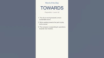“towards” Meaning + 3 Examples | Improve Your English Fast! 🚀📚 #vocabulary #english #learnenglish
