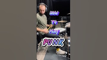 How to play PUNK on drums?