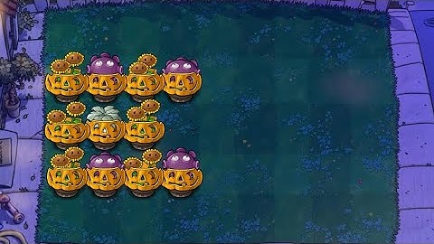 [Pvz mobile] 434 sideless cobless | Survival Night Endless