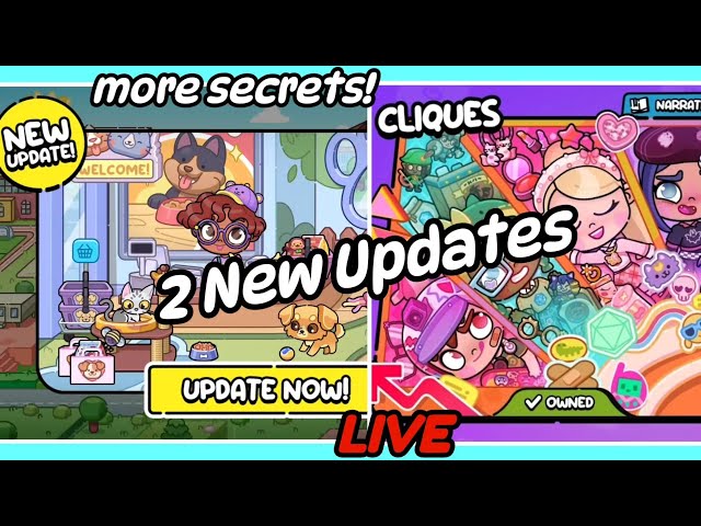 Avatar World New Update Cliques Pack Review Box Pink #avatarworld