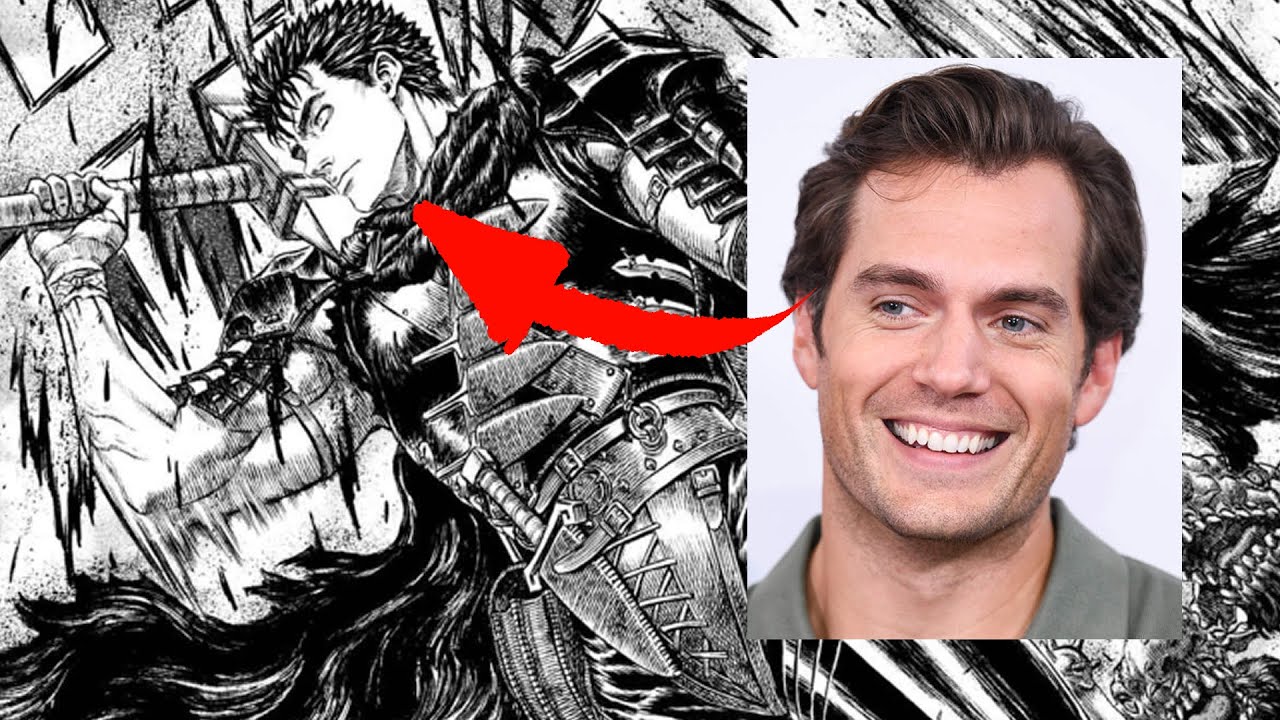 Drawing Henry Cavill as Guts from Berserk || LIVE