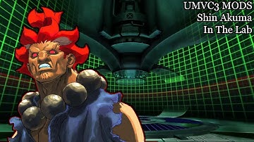 UMVC3 MODS Shin Akuma In The Lab