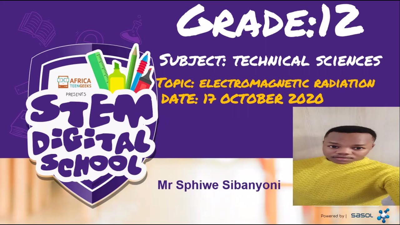 Grade 12 - Technical Science | Electromagnetic Radiation 6