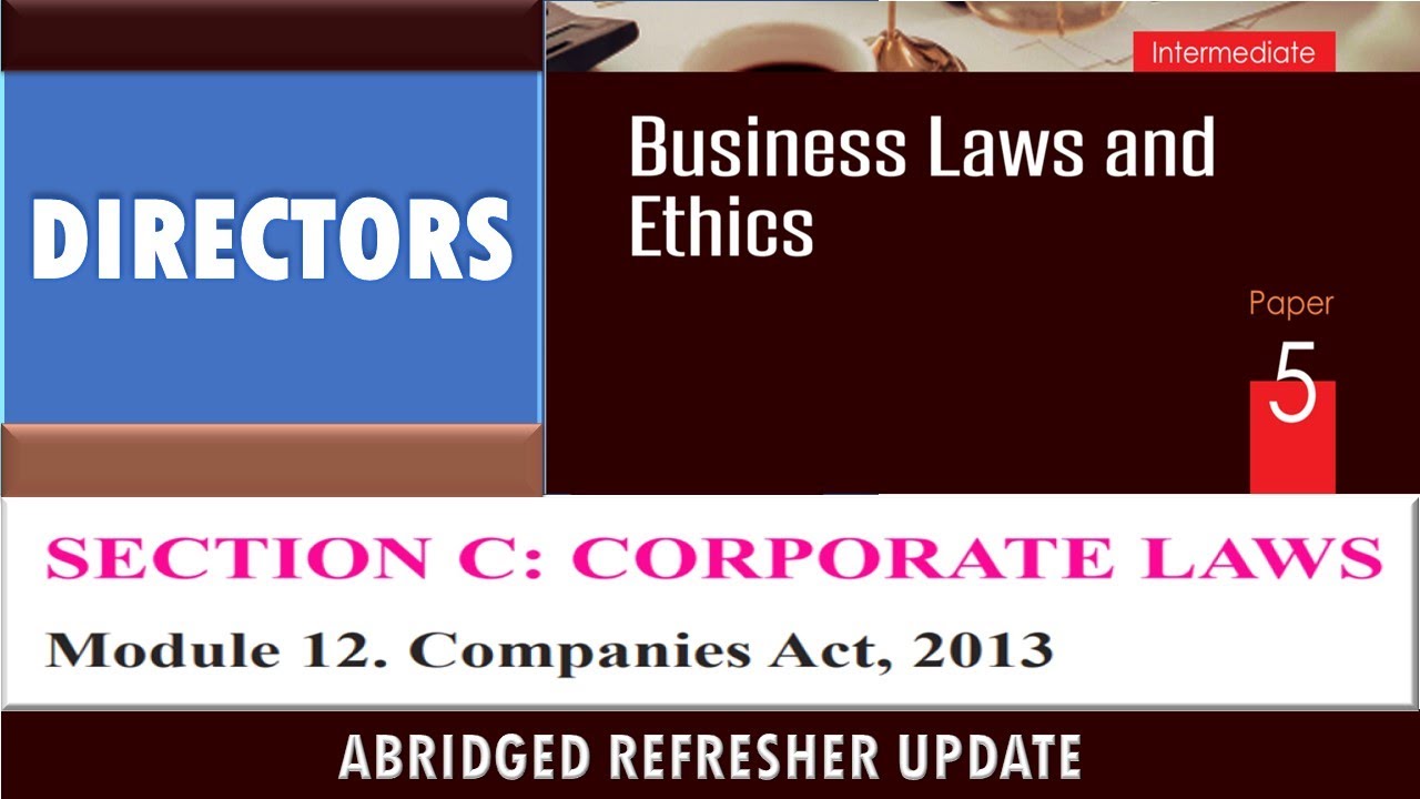 CMA 113 17 DIRECTORS COMPANIES ACT 2013 15 MAY 2023 YouTube