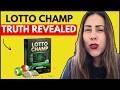 Lotto Champ My Review 2026 🚨full breakdown🚨 Can it actually beat the lottery system?
