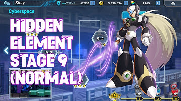 ROCKMAN X DiVE - Stage 9 (NORMAL) All Hidden Element Location