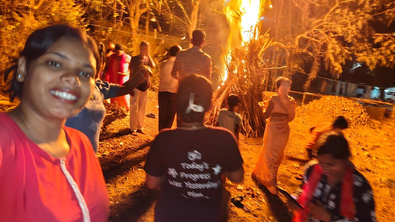 Holika dahan kiya 😃