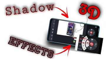 How To Add 3D Shadow Effects And Stroke Effects In KineMaster | 2 Editing Tricks In Kinemaster