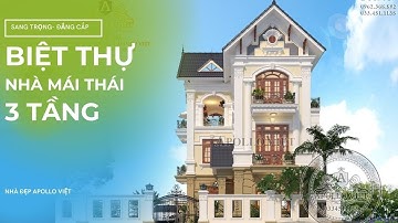 ĐỘC ĐÁO - Mẫu biệt thự Tân cổ điển mái Thái #short