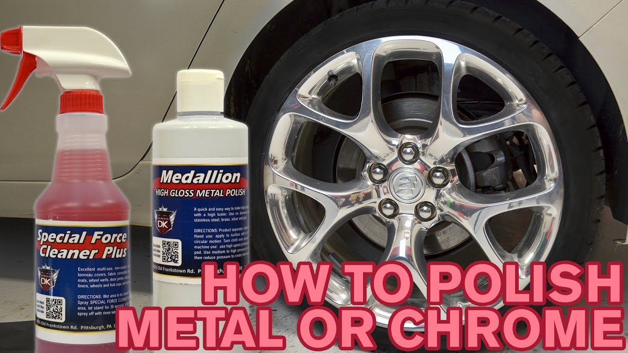 How To Polish Metal & Chrome Exhaust Tips, Wheels, and Bumpers YouTube