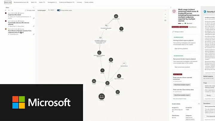 Watch Microsoft Security Copilot analyze an incident in Microsoft Defender XDR