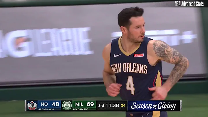 JJ REDICK FULL HIGHLIGHTS - 31 PTS | Bucks vs Pelicans | 12/11/2019